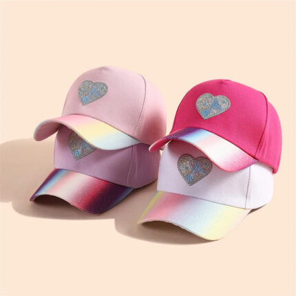 Children's Cartoon Gradient Peaked Cap